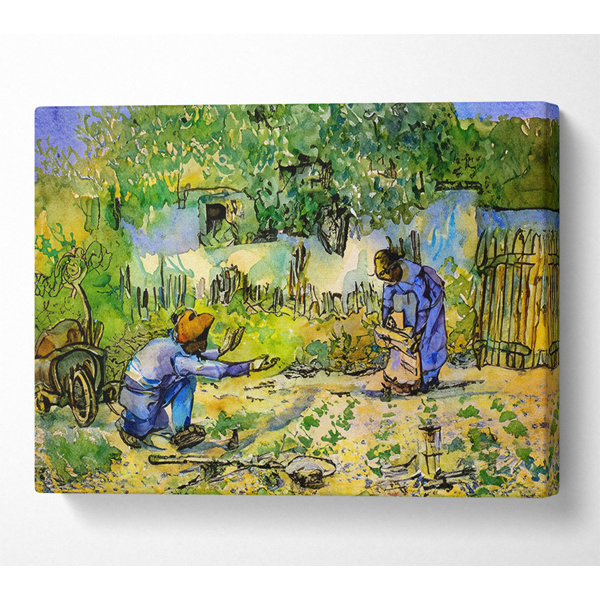 Brambly Cottage Van Gogh Erste Schritte Kunstdrucke auf Segeltuch